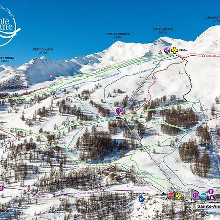 Apartamento T3 Expo Sud, Terrasse Et Vue Montagne A Jausiers